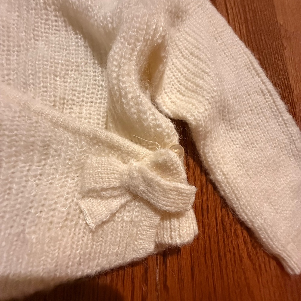 NWOT Zara Wrap Cropped Sweater 2-3 Years - Picture 4 of 8
